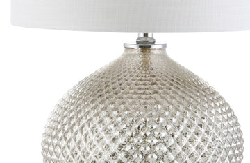 Ames 22.5" LED Glass Table Lamp - JONATHAN Y